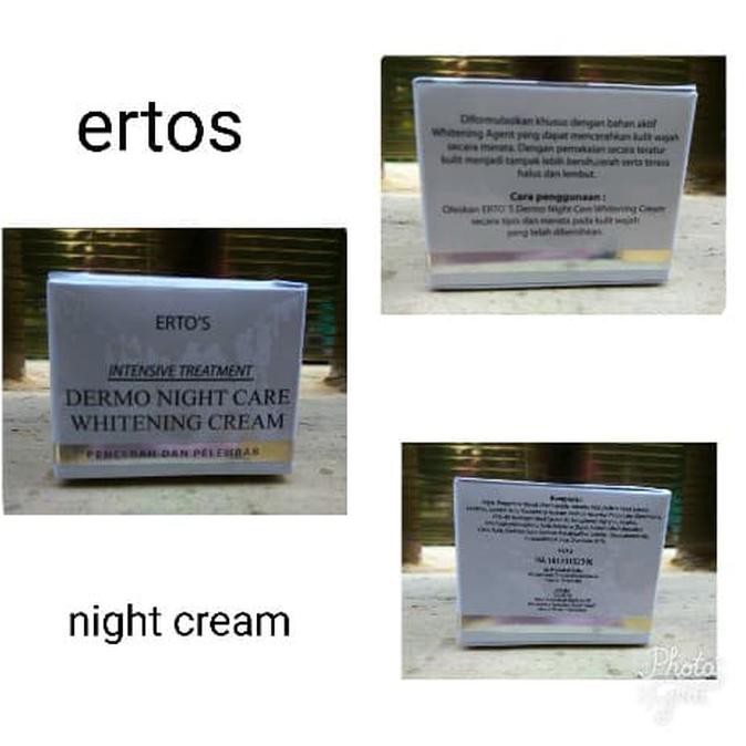 HOT SALE !!! ERTOS NIGHT CREAM WHITENING - CREAM MALAM ERTOS