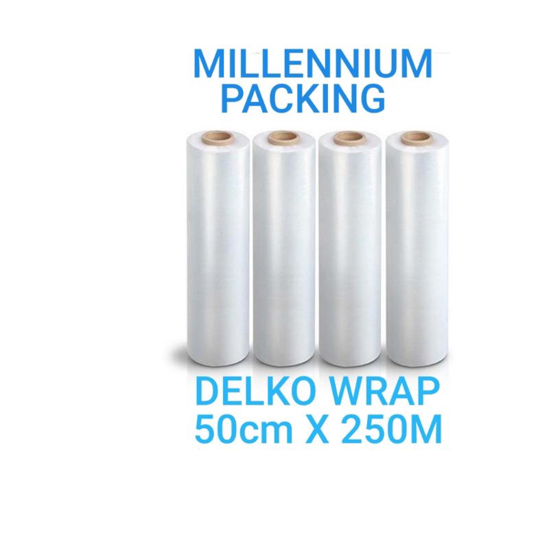 Jual Plastik Wrapping Stretch Film Bening Delkowrap Cmx M Shopee Indonesia