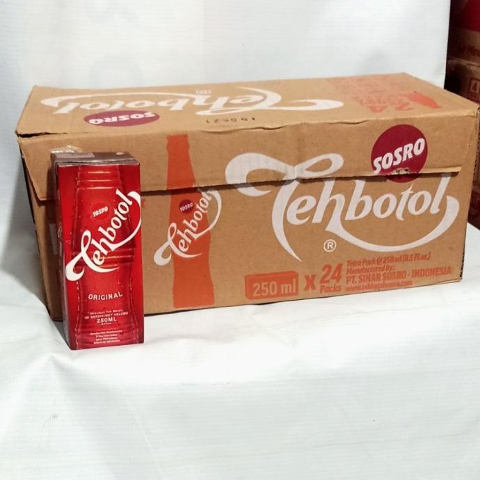 

[ COD ] TEH BOTOL KOTAK 250ml x 24 PCS (KHUSUS SAMEDAY INSTANT) NEW Kode 69