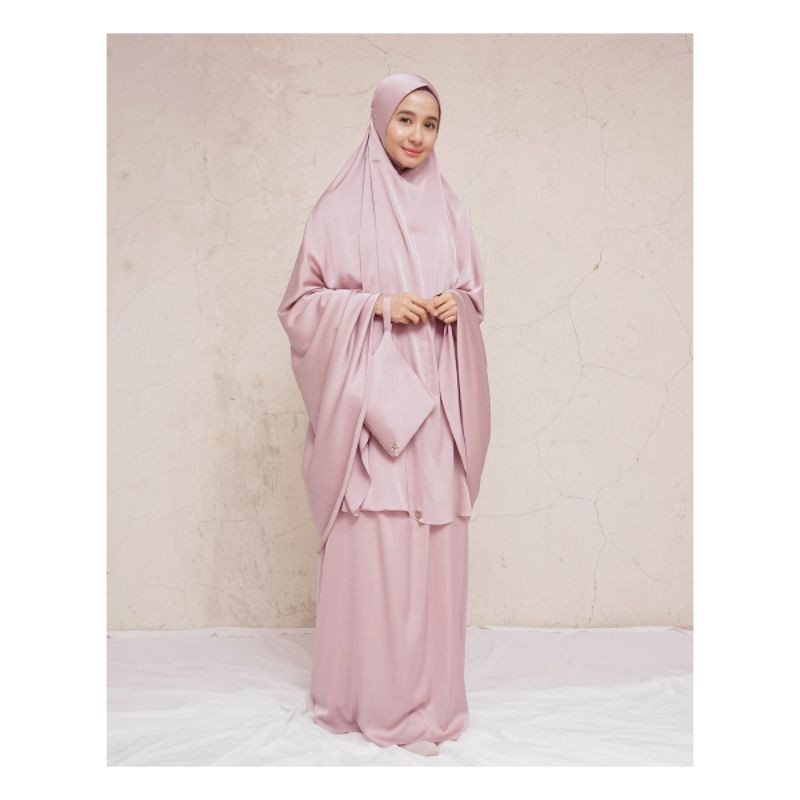 Mukena Polos LbyLCB Prayer Set L by Laudya Cynthia Bella