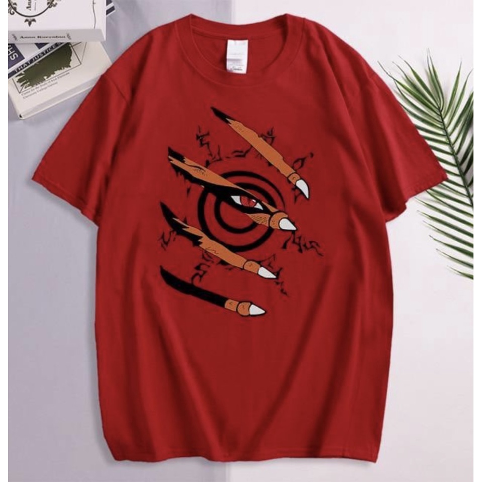 BRIGO Kaos Oversize Naruto kurama II Kaos Oversize Print DTF II Kaos Jumbo Size Pria &amp; Wanita