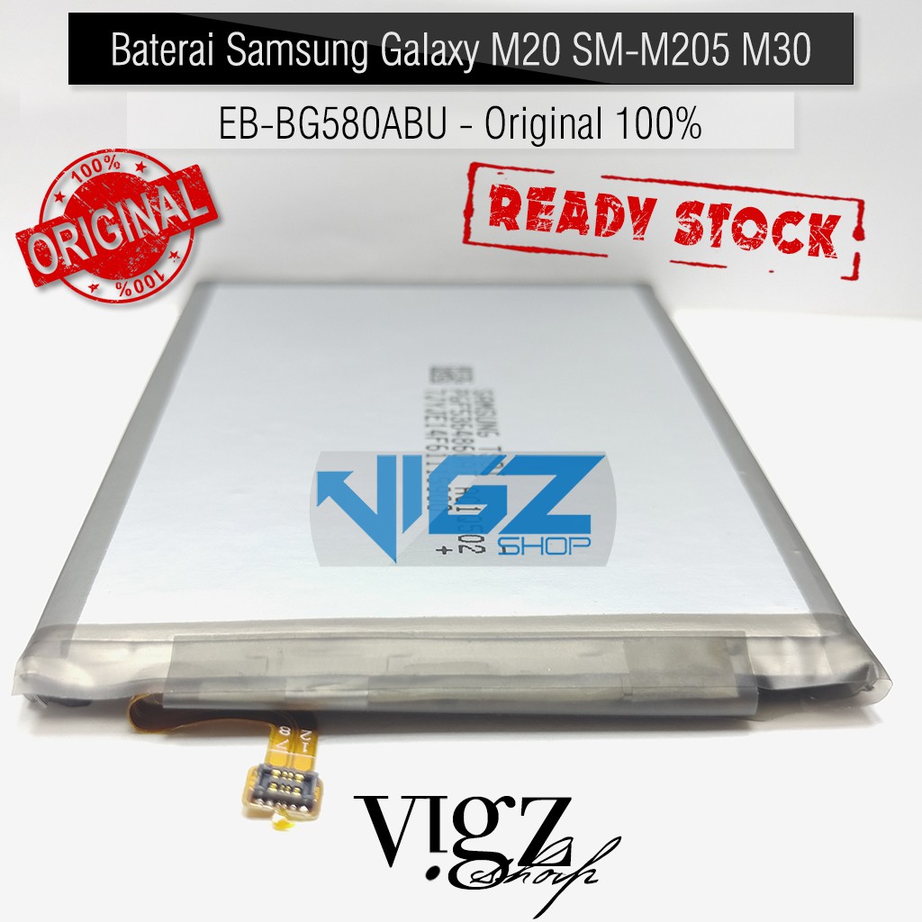 Baterai Samsung Galaxy M20 SM-M205 M30 SM-M305 EB-BG580ABU Original 100%