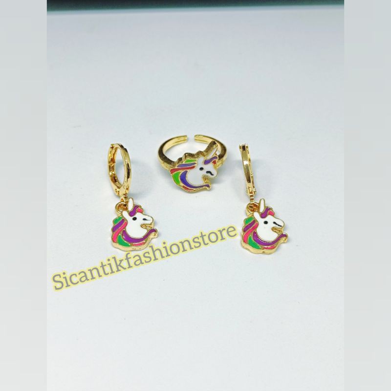 Cincin Titanium anting Titanium anak-anak pony Terlaris anti Karat Perhiasan anak Cinci anting bagus