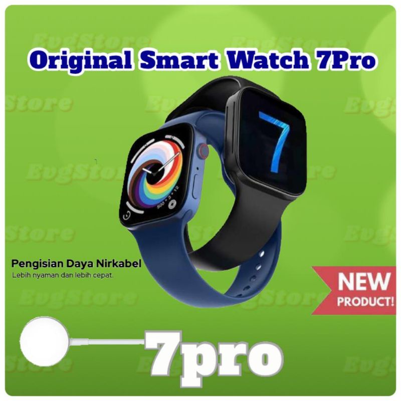 ⌚Original Smart Watch 7 Pro Series 7 Hiwatch Smartwatch 7 (iOs dan Android)