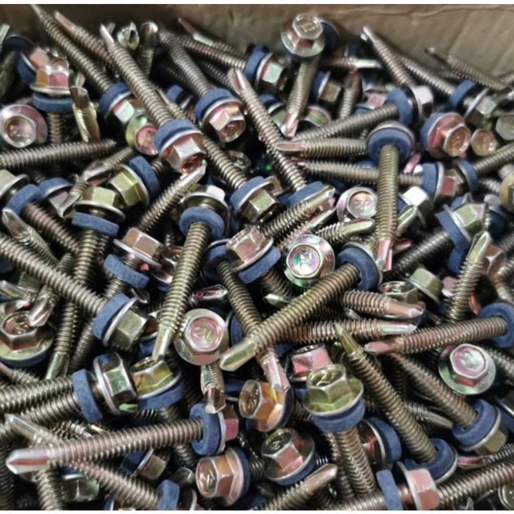 SEKRUP ROOFING 5 CM PER KOTAK/ SEKRUP HOLO BESI BAJA ROPING ROOPING