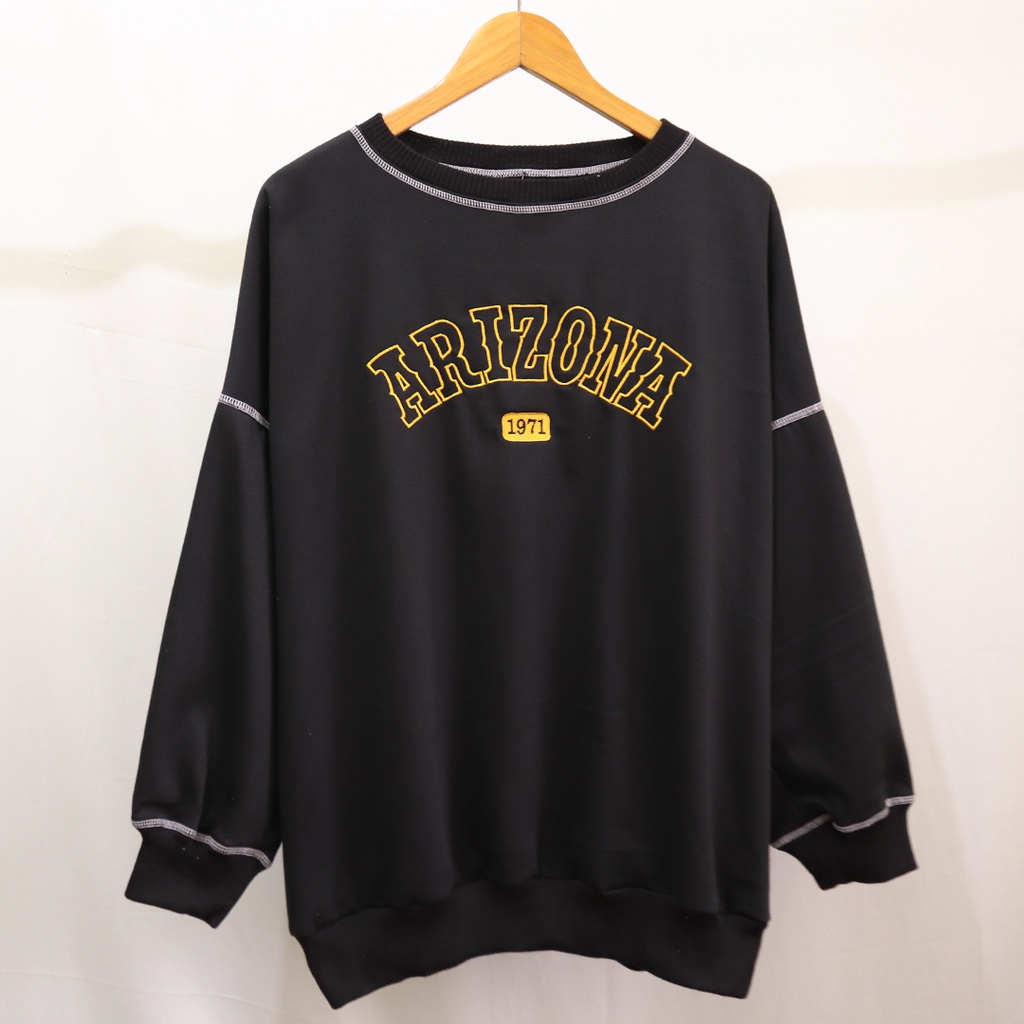 ARIZONA SWEATER UNISEX UKURAN OVERSIZE/SWEATER TERLARIS