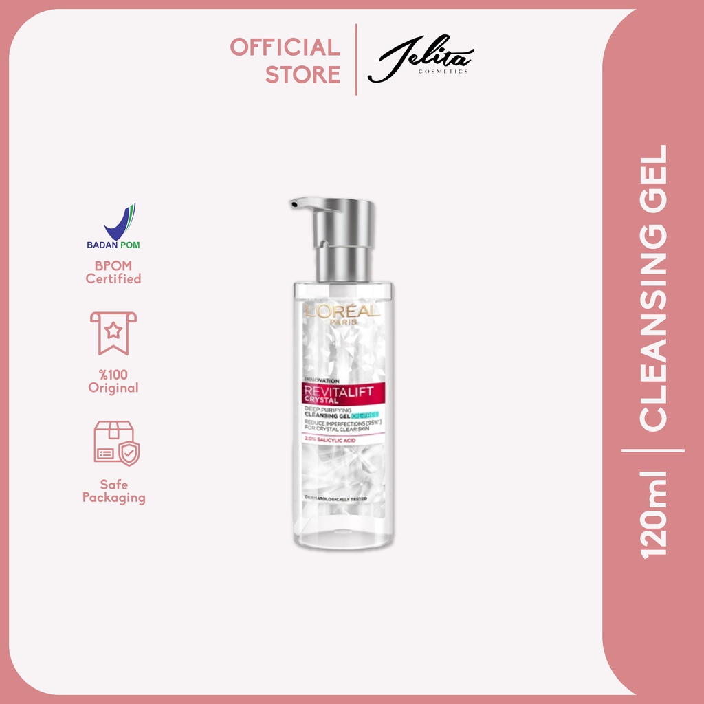 L'OREAL Innovation Revitalift Crystal Deep Purifying Cleansing Gel Oil