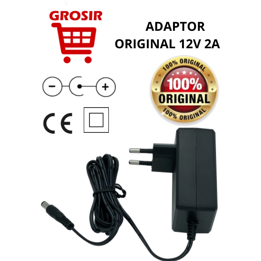 switching power adaptor cctv dvr router converter original charger 12V 2A