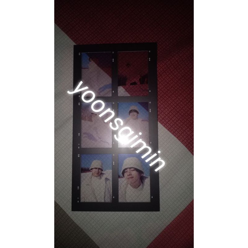 6CUT PHOTOFILM TAEHYUNG V BTS WINTER PACKAGE