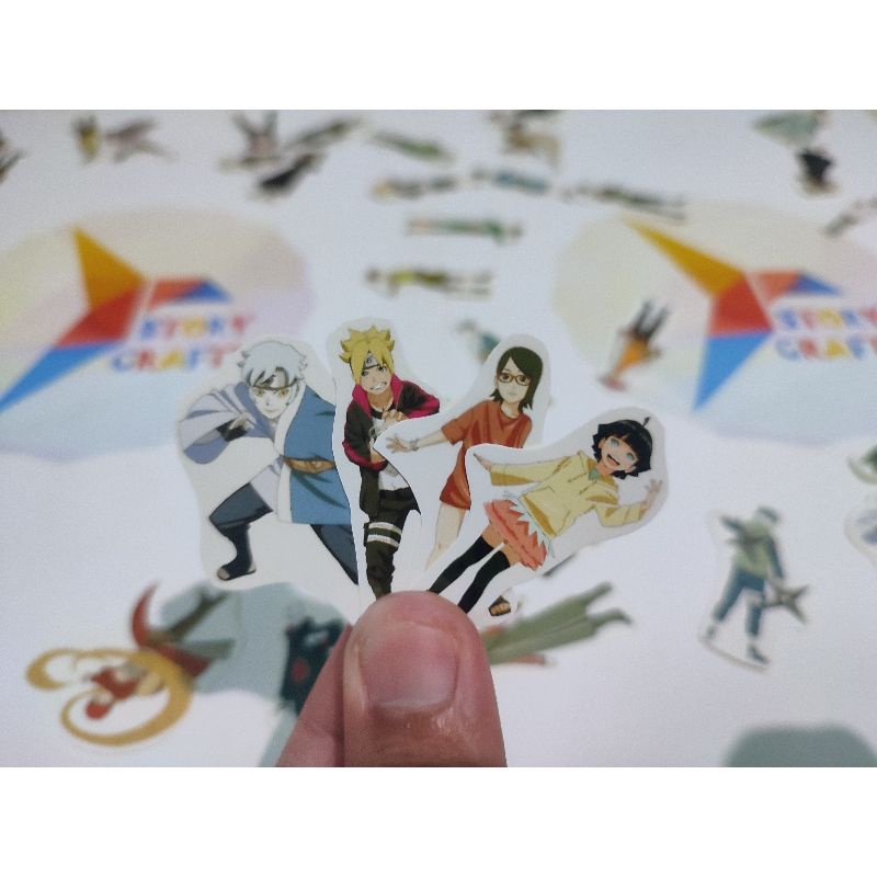 

Sticker Kartun Animasi Manga Boruto The Next Naruto Kategori 1 Bahan Glosy Photo Papper