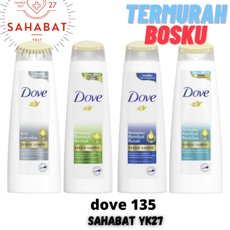 Jual Dove Serum Shampo 135ml - Dove Shampoo 135ml - Dove Shampoo Hijab ...