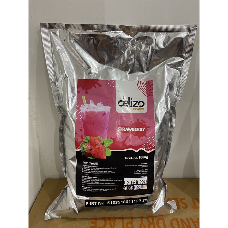 

Delizo powder Strawberry 1Kg