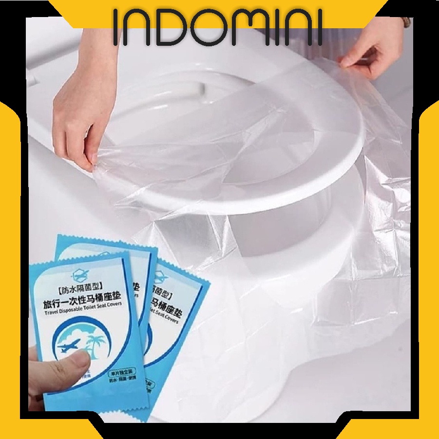 INDOMINI  R701 Alas Duduk Kloset Toilet Plastik Travel Toilet Seat Cover Disposable