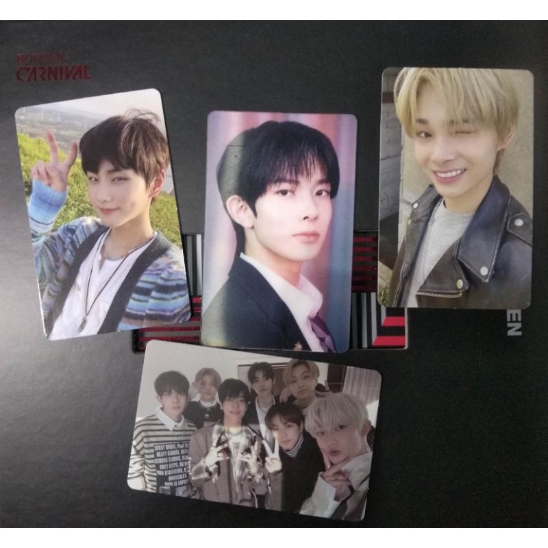 enhypen photocard border day one border carnival jungwon heeseung ni-ki grup jake jay sunghoon sunoo