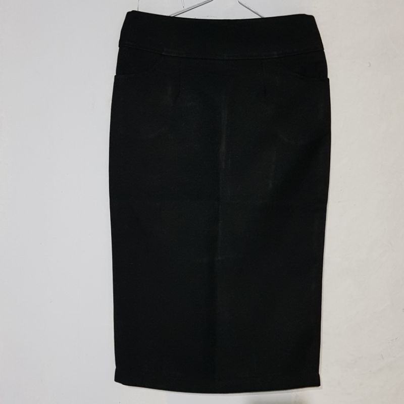 Rok Midi Span/ Midi Skirt/ Rok Span Selutut