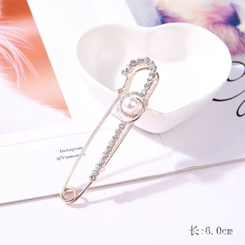 Ins Kepribadian Shiny Bros Berlian Imitasi Rusa Merak Bros Mutiara Unisex Bros Aksesoris indah-50#