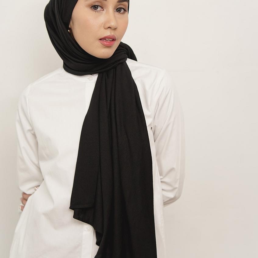 Dauky Hijab Selendang Pashmina Jersey Knit
