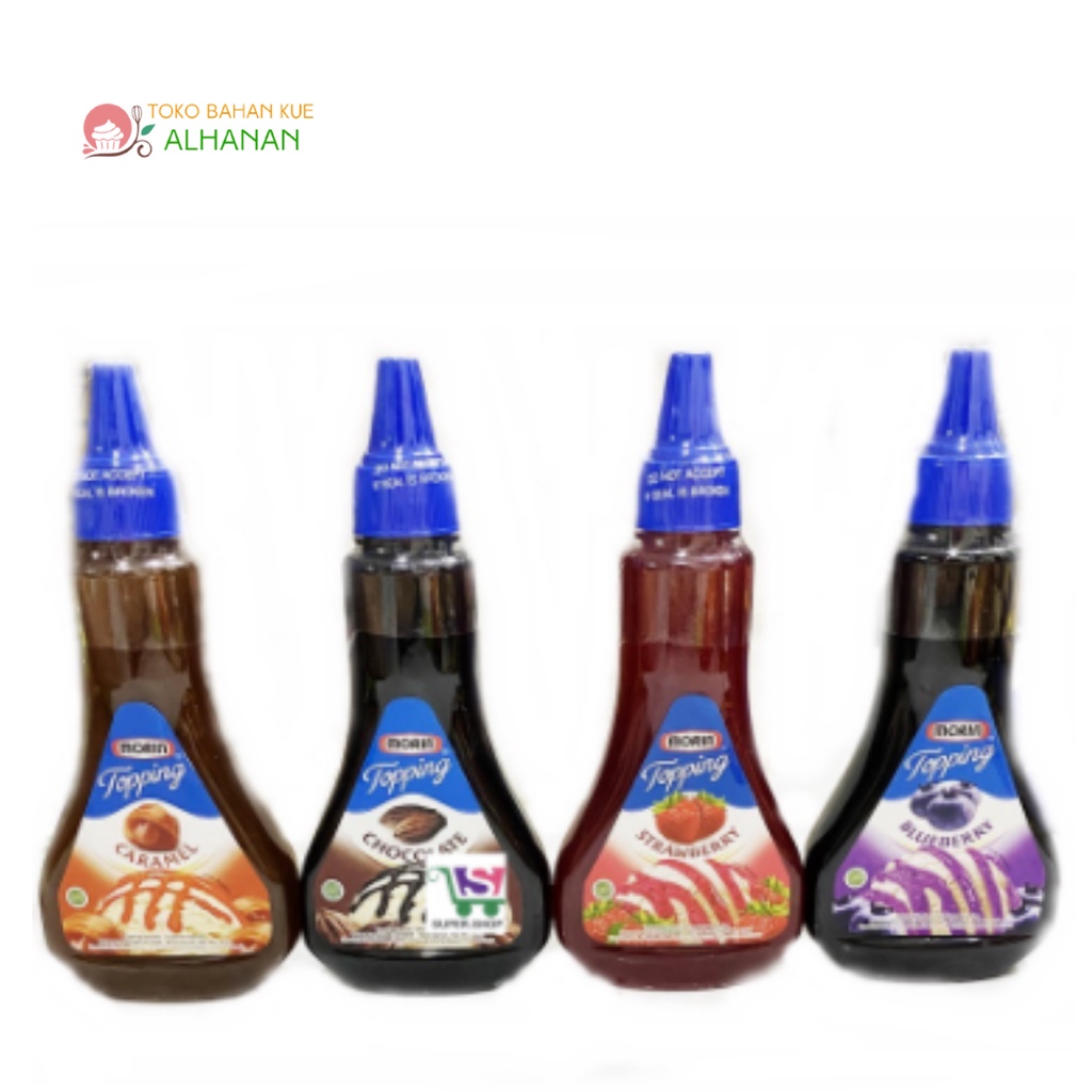 

Morin Topping Caramel Chocolate Strawberry Coklat Sauce Berat 310gr