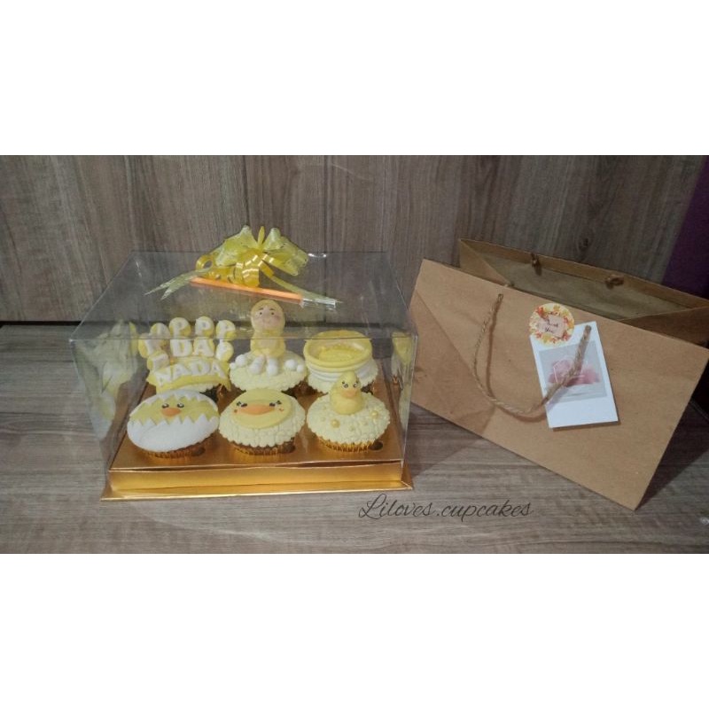 

cupcake custom karakter isi 6