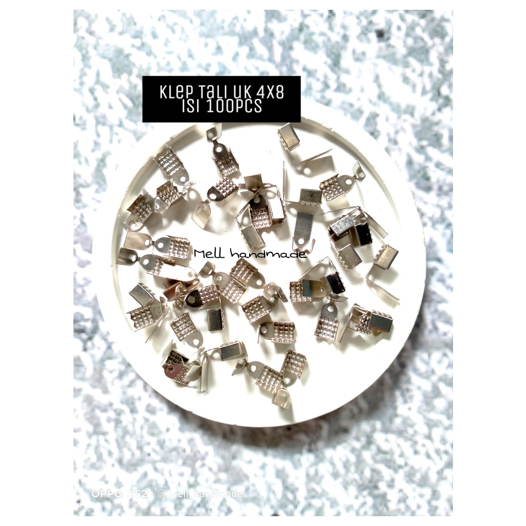 100PCS KLEP PENJEPIT TALI UK 4X8 | PENJEPIT TALI DIY