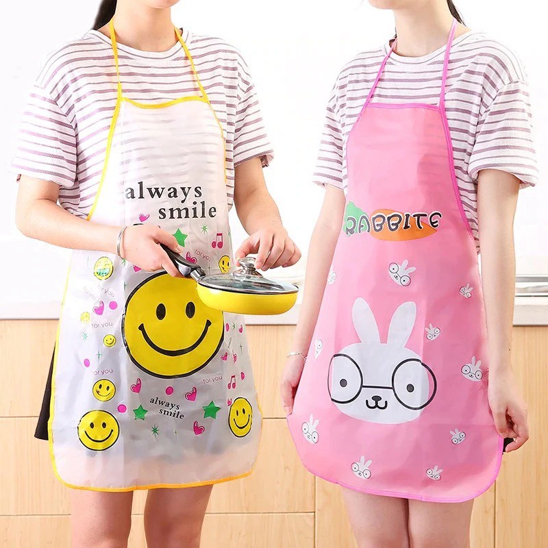 KITCHEN APRON  -  CELEMEK MASAK KARAKTER ANTI AIR- WATERPROOF KITCHEN APRON