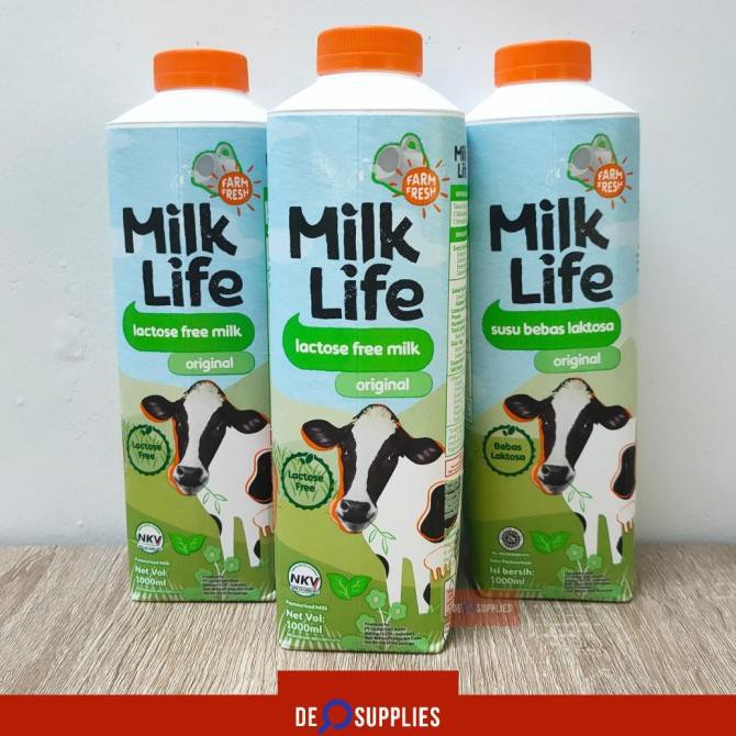 Jual Susu Milk Life Lactose Free 1L Original - Milklife Bebas Laktosa ...