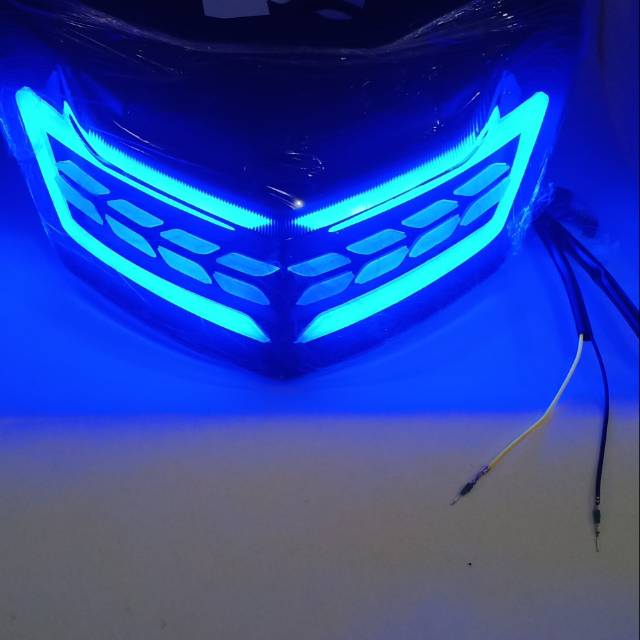 Lampu stop namx 155 model padi blue