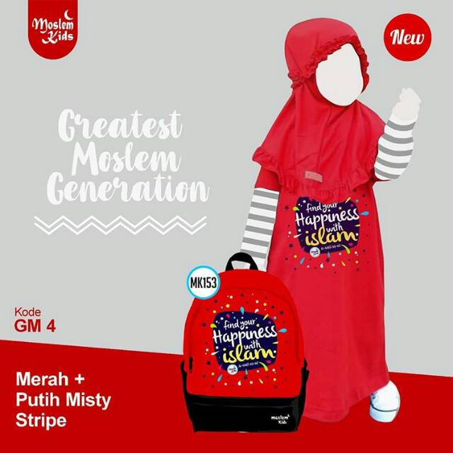 Gamis Anak Moslem Kids