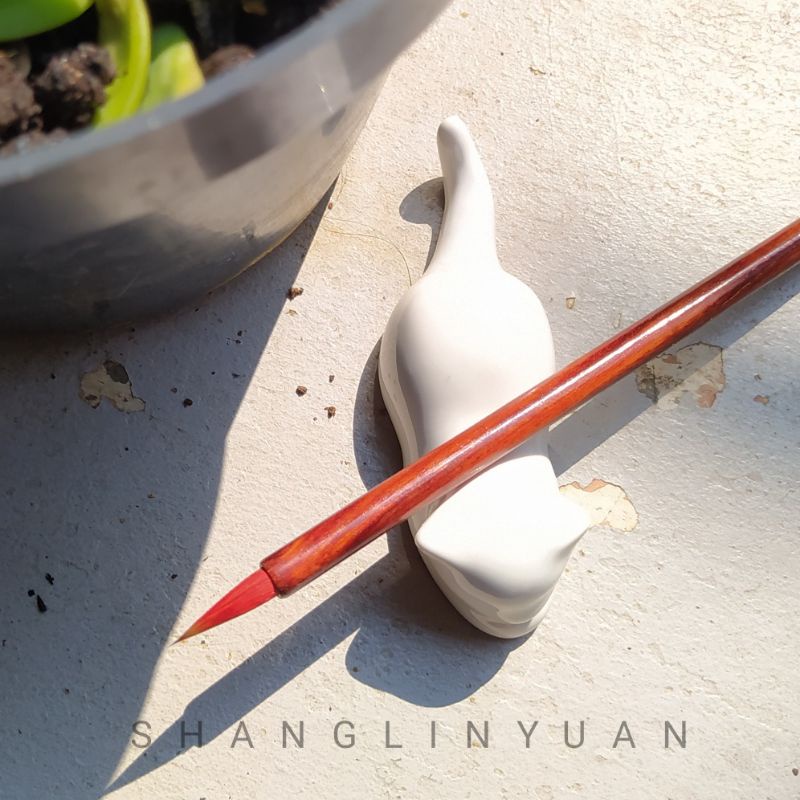 

RED BEAN chinese watercolor brush kuas hongdou weasel goat hair