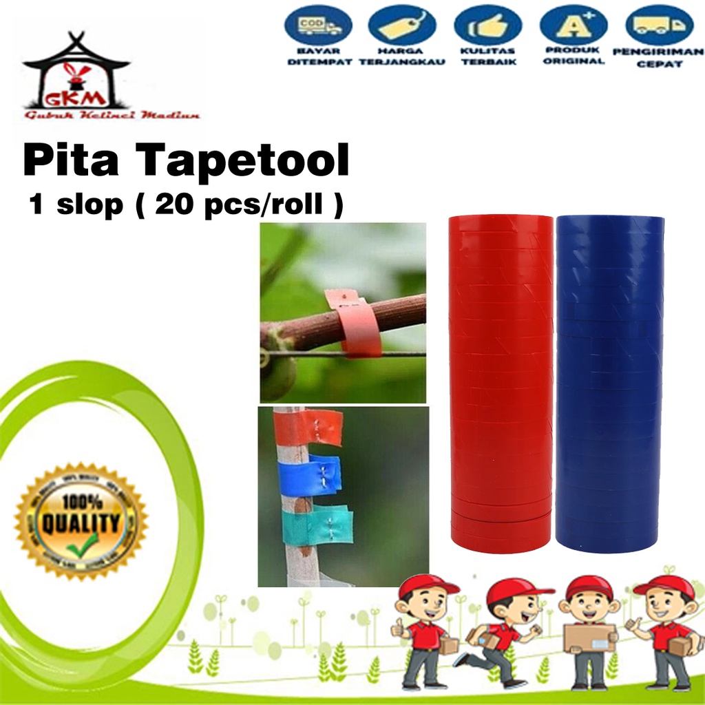 Pita Tapetool 1 Slop Isi 20 Rol Pita Refill Tapetool Solasi Tapetool