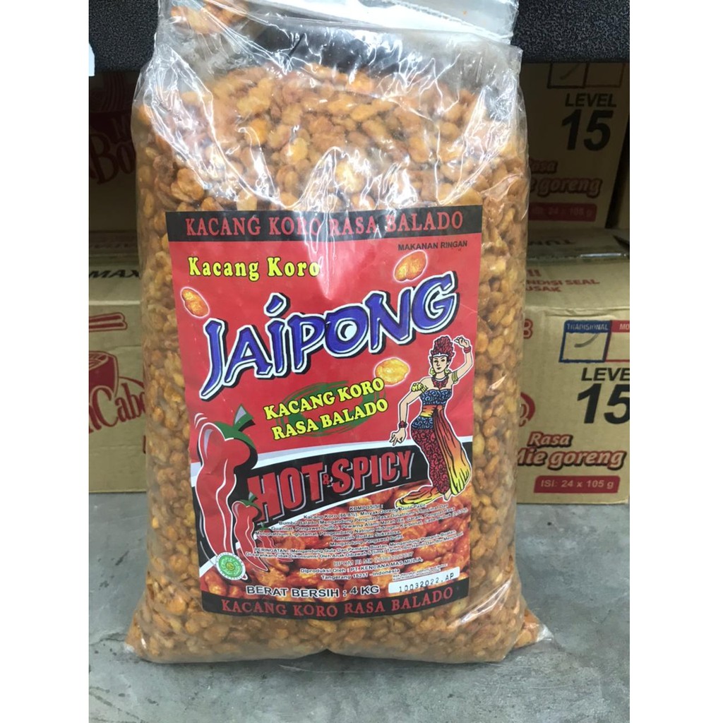 

JAIPONG Kacang Koro Rasa Balado 4kg