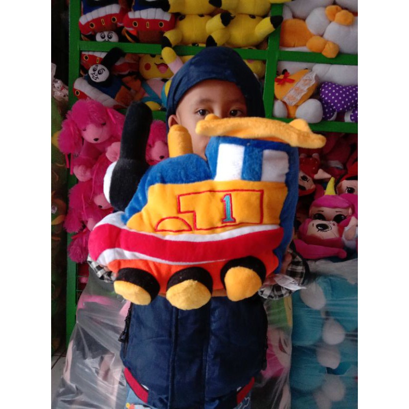 BONEKA KERETA THOMAS OTOMOTIF KARAKTER KARTUN MAINAN ANAK KADO SOUVENIR HIASAN MOBIL BANTAL GULING-3