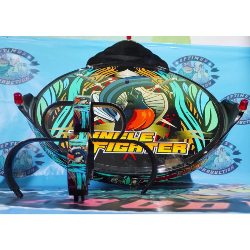 Tebok Murai Pvc Decal,Tebok Murai No 2 Pvc,Aksesoris Sangkar Murai Nomer 2,Tebok Murai Motif