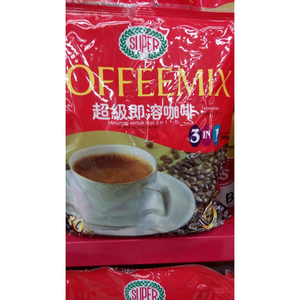 

SUPER COFFEEMIX 3IN1 600GRAM PRODUK SINGAPURA