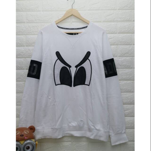 PANCOAT BAD EYES CREWNECK - SIZE M (FIT L) SECOND ORIGINAL