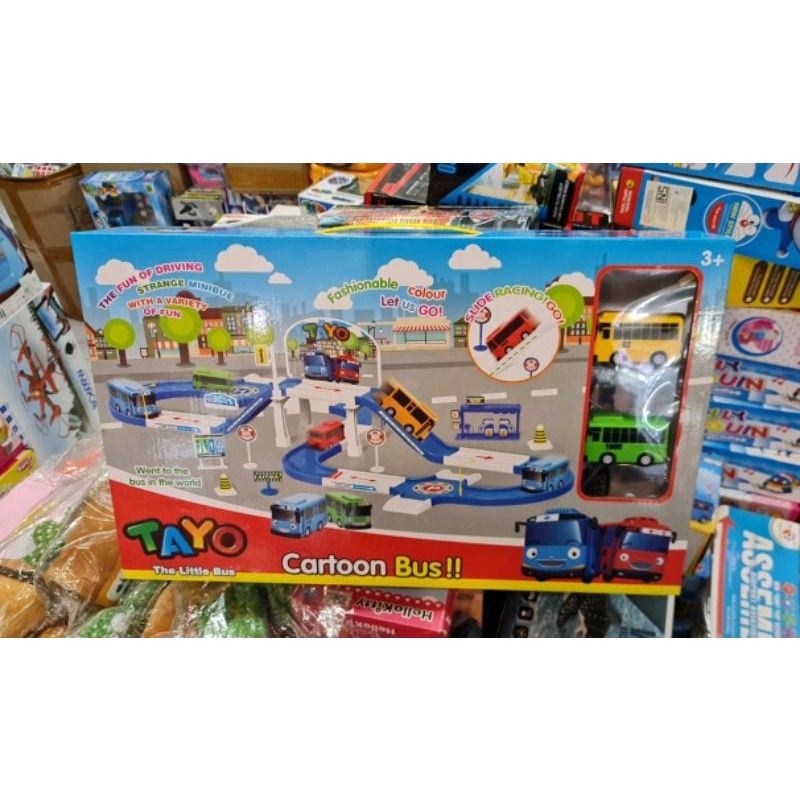 mainan parkir tayo besar / parkir lot tayo jumbo