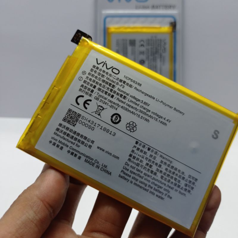 Baterai HP VIVO Y91 Y91C Y93 Y95 1807 1814 1816 1817 1820 1811 Model B-F3 | Batu Batre Battery Batrei Batere Batrai Tanam HP VIVO Model B-F3 BF3