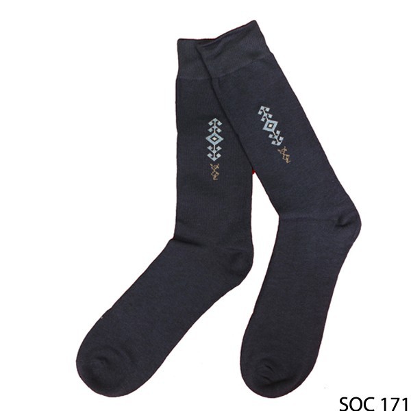 Kaos Kaki Kasual Pria Katun Abu Tua – SOC 171