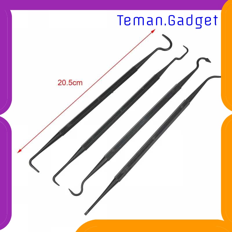 TG-ID139 CS FORCE SIKAT BESI STEEL WIRE BRUSH 3 PCS WITH PICK SET 4 PCS - CS7