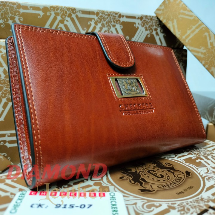 Checkers Asli Dompet Kulit Impor CK 07