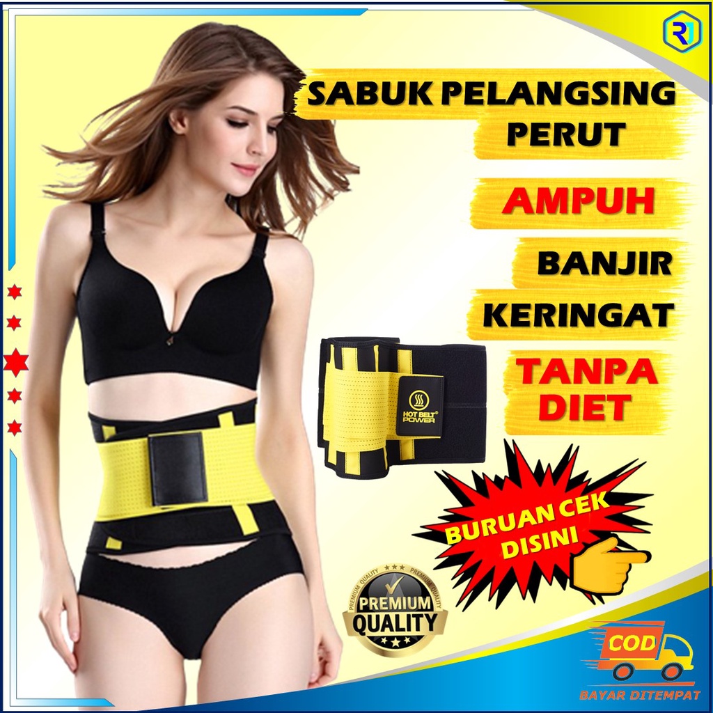 KORSET PELANGSING PERUT HOT SHAPERS KORSET PEMBAKAR LEMAK HOT SHAPER POWER BELT NEOTEX ORIGINAL