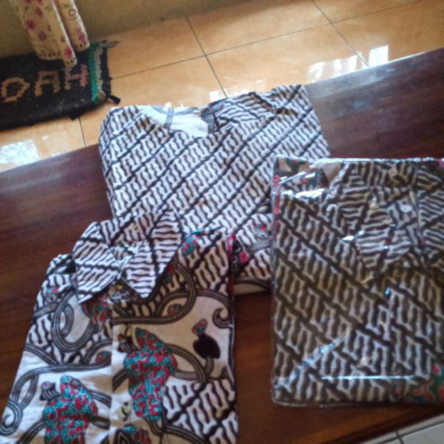 Batik Couple Keluarga • Batik Couple Keluarga Sania Ruffle Ori Ndoro Jowi Morena