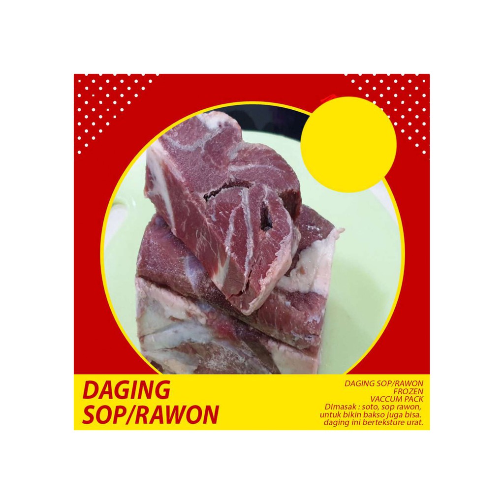 

DAGING SOP / RAWON - 1000 GRAM
