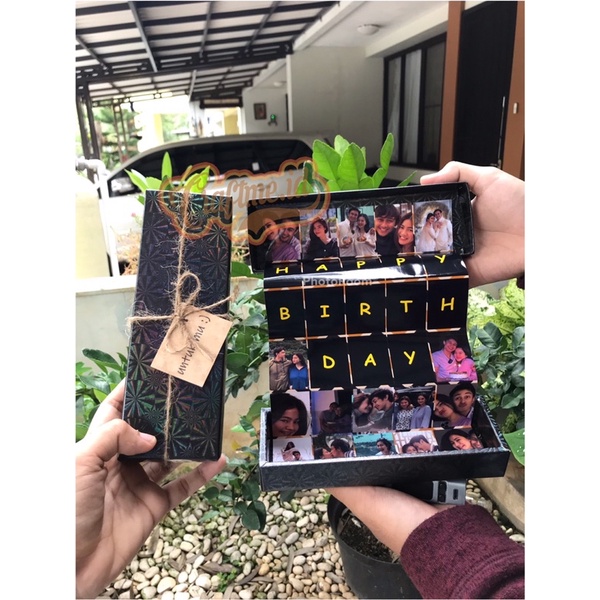 

GIFTBOX FOTO CUSTOM BEBAS kado ulang tahun wisudal dll | BOX TEBAL!