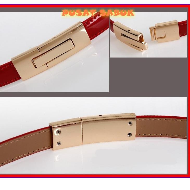 P43H Gesper Wanita Tali Ikat Pinggang Kulit Kecil Korea Sabuk Cewek Women Belt Fashion   mulus