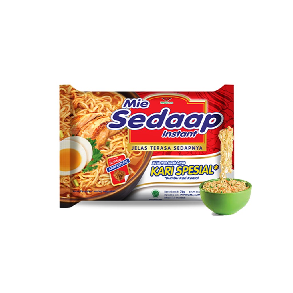 

SEDAAP MIE INSTAN KARI KENTAL SPECIAL BAG 75GR