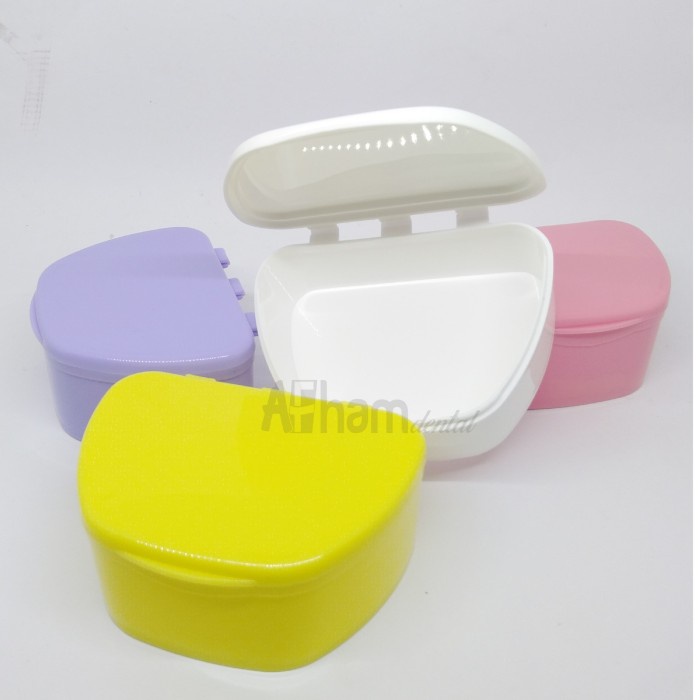 behel- dental tempat retainer denture box gigi palsu besar -behel.