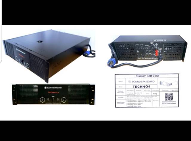 Power Amplifier Soundstandard Techno 4/Techno4  Generasi Baru