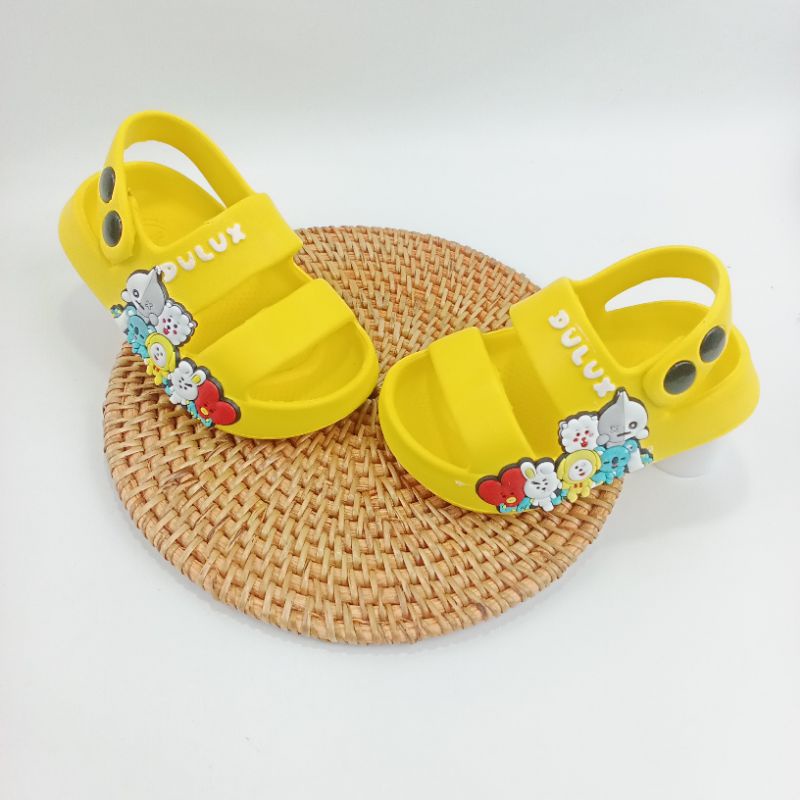 Sandal Let Gunung Anak Perempuan Motif Karakter BT21 20-25 - DX - 391E