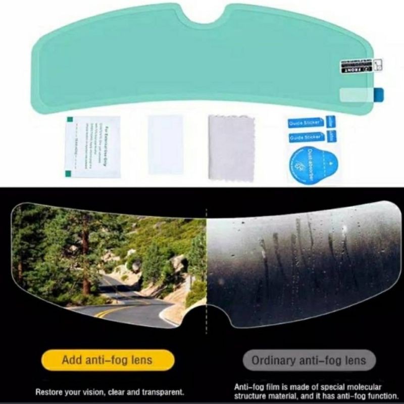 Anti Air Helm Embun Hujan Kaca Motor Sticker Anti Fog Film Nano Coating For Berkualitas